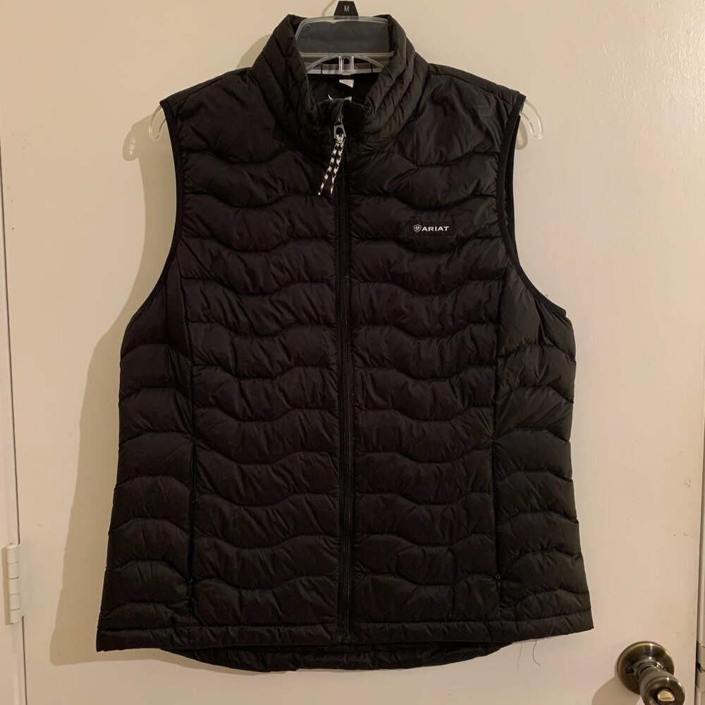 Women's Ariat Ideal Down Black Vest - Large